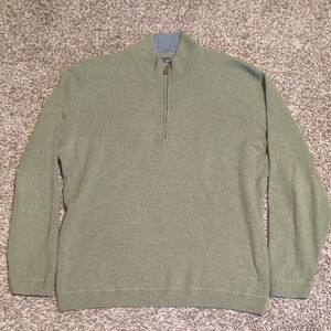 JWN 1/4 Zip 100% Cashmere Sweater